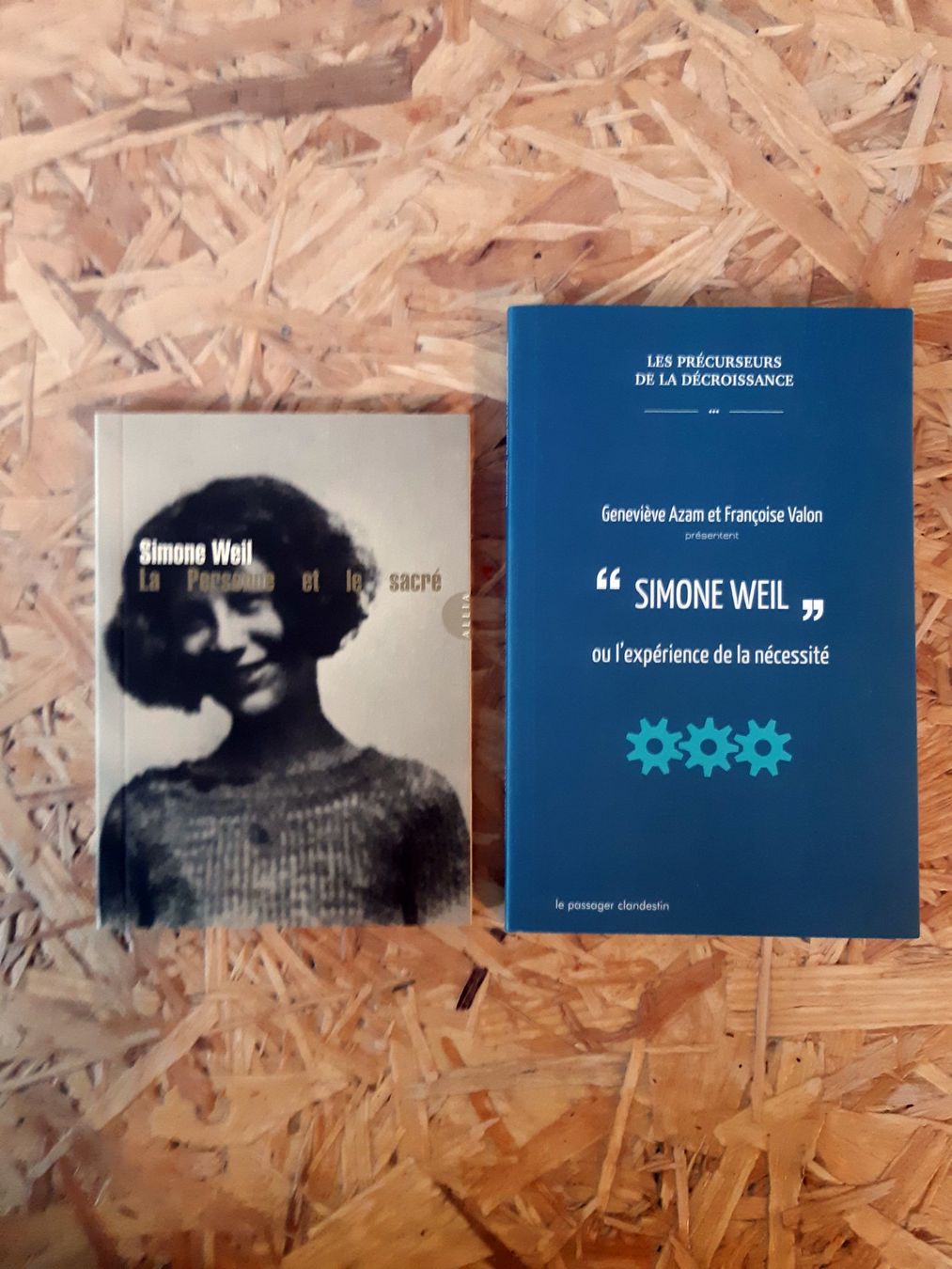 Bücher: Lot de 2 livres de et sur Simone Weil – Neu (gemäss Beschreibung) aus Ecublens VD von TWISTO
