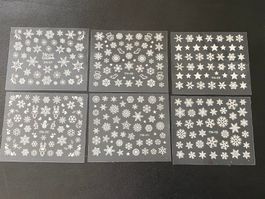 XMAS Nail Art Sticker Set mit 6 tollen Bögen No2