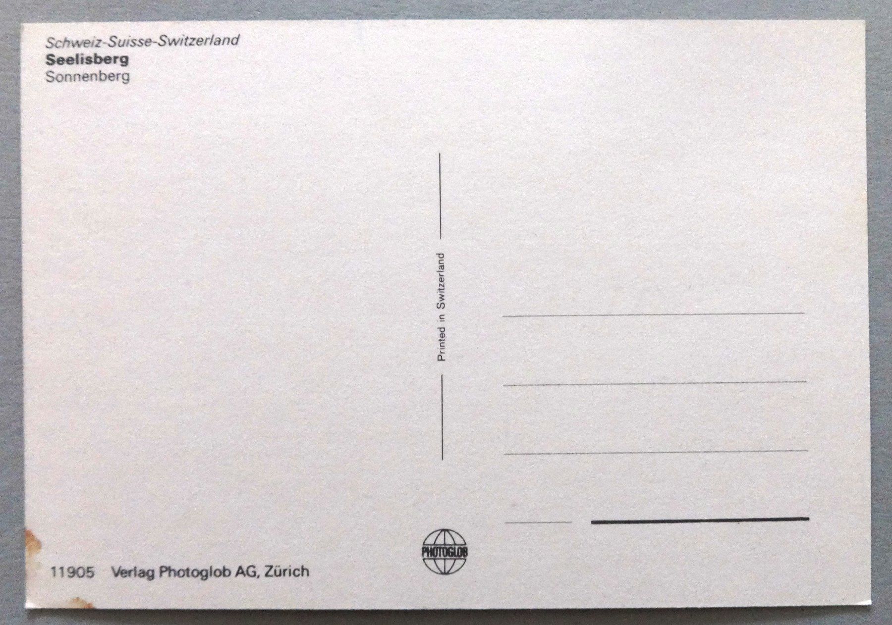 Cartoline postali: Seelisberg, Sonnenberg – Usato da Fétigny venduto da Billy2miny 1
