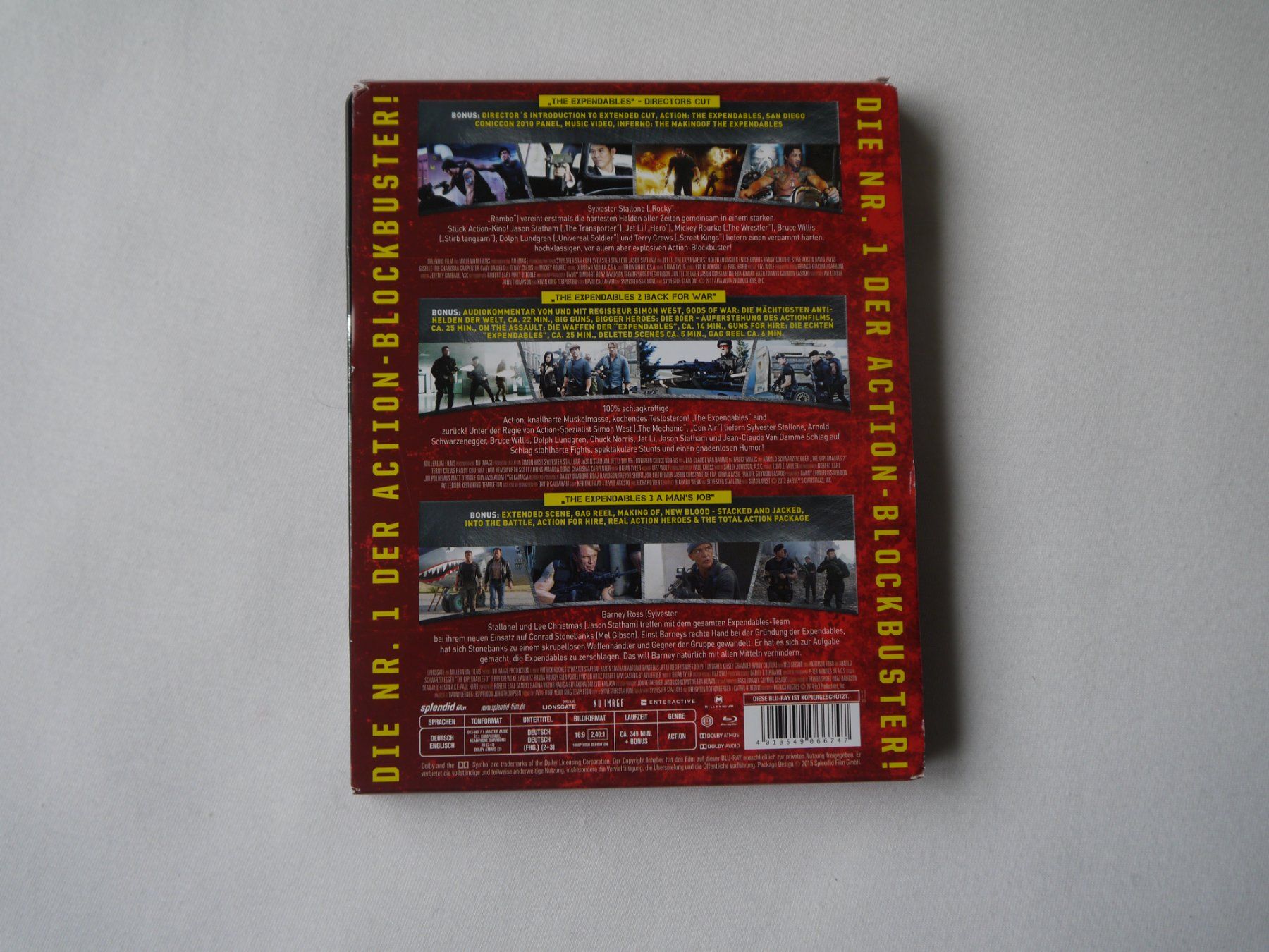 Alle DVDs: THE EXPENDABLES - Steelbook Trilogie - uncut – Gebraucht aus Hagendorn von Blaf 4