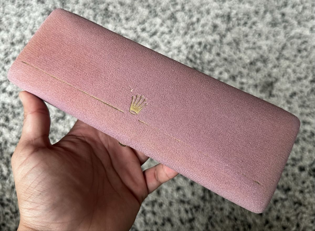 Rolex Orologi: Rolex cameleon box pink vintage – Usato da Genève venduto da LionKing- 4