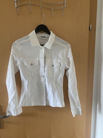 Damen Jeansjacke weiss Grösse 38 Marke GREENVILLAGE guter Zu
