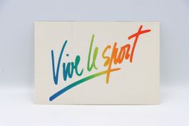 Antiker Renault Vive Le Sport Aufkleber