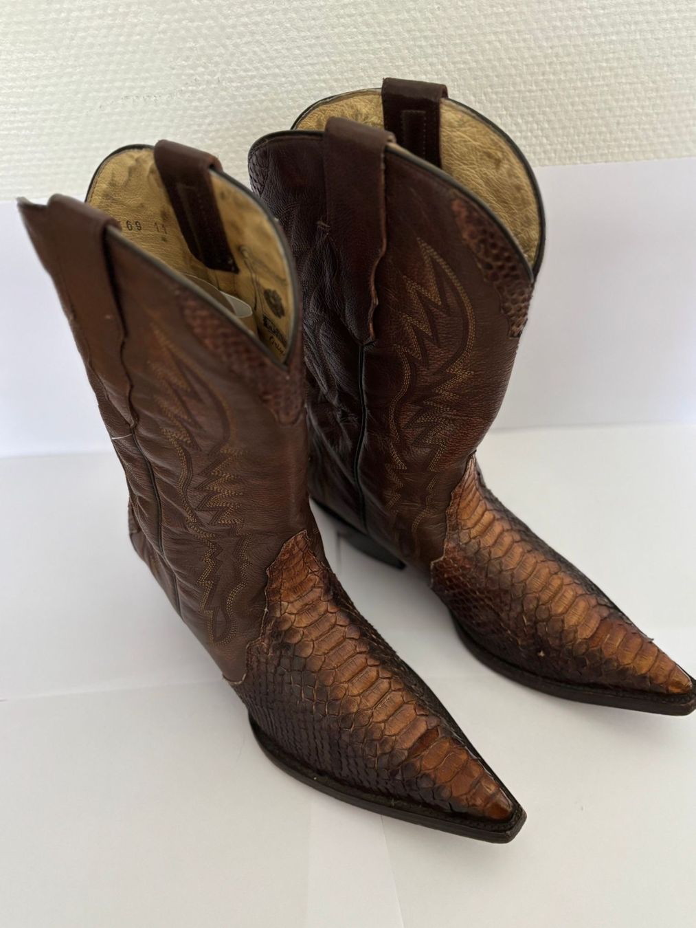 Scarpe da donna: Vintage Cowboy Stiefel Pytonleder – Usato da Allschwil venduto da N04Ah