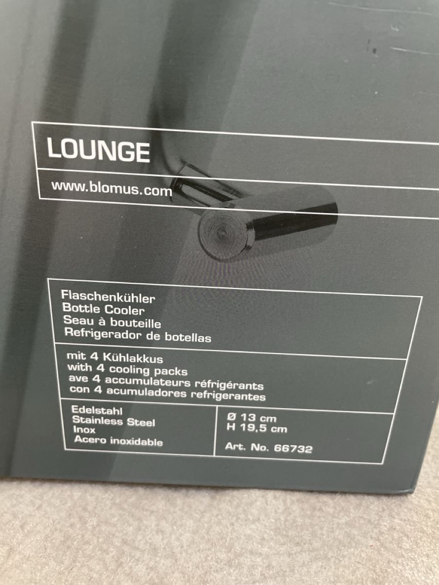 Blomus Altro: blomus Flaschenkühler - ungebraucht – Nuovo e nell'imballaggio originale da Koppigen venduto da BLUE_EYE7 3