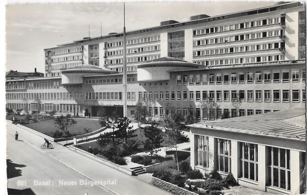 Cartoline postali: Basel Neues Bürgerspital – Usato da Olten venduto da clotaldi