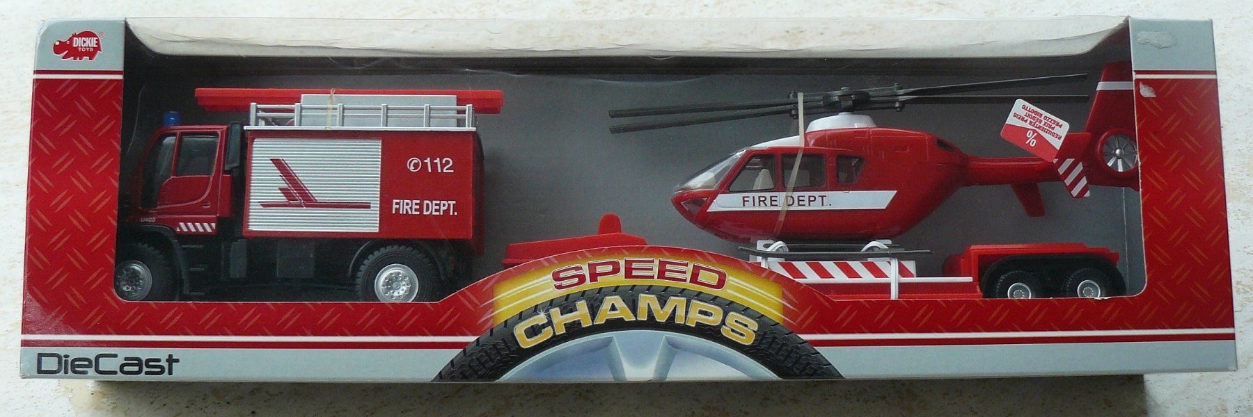Modellini d'auto: DieCast Speed Champs Fire Dep. - OVP – Nuovo e nell'imballaggio originale da Hombrechtikon venduto da Luetzelsee