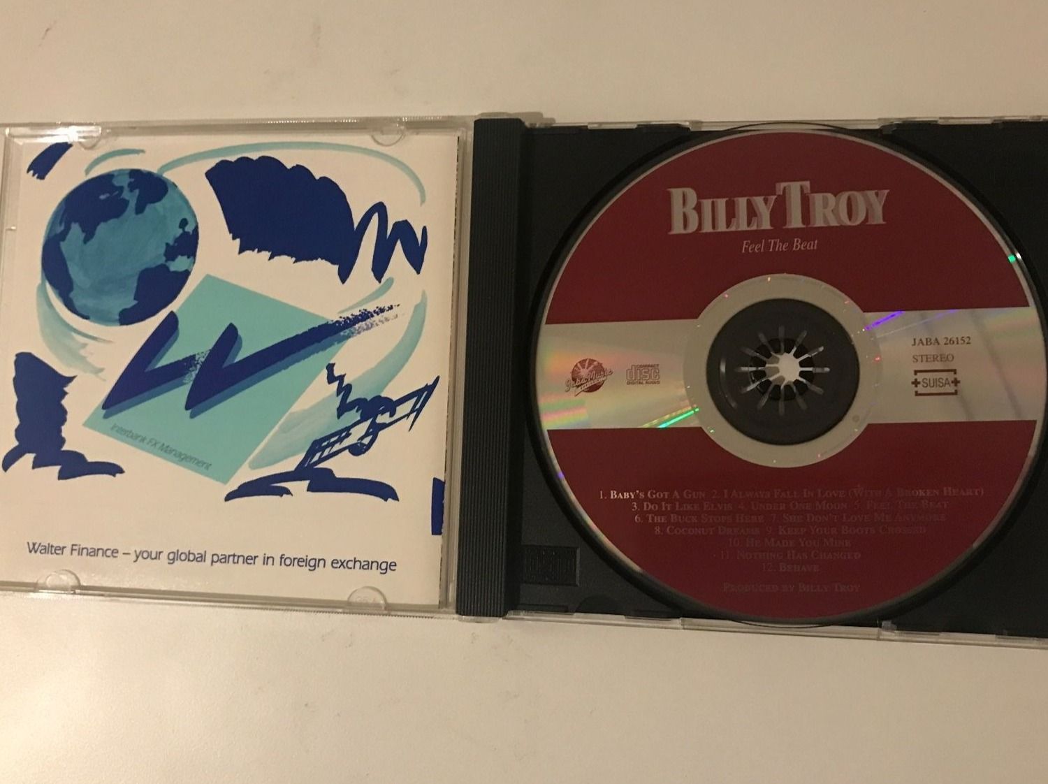 CD: CD- Billy Troy- Feel the beat – Usato da Guntershausen venduto da Gloominati 2