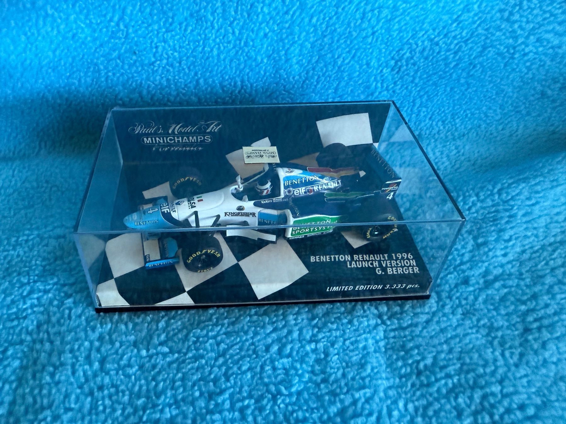 Minichamps Modellini d'auto: F1 Benetton Renault 1996 Launch Version G.Berger – Nuovo (secondo la descrizione) da St-Imier venduto da frederique6 3