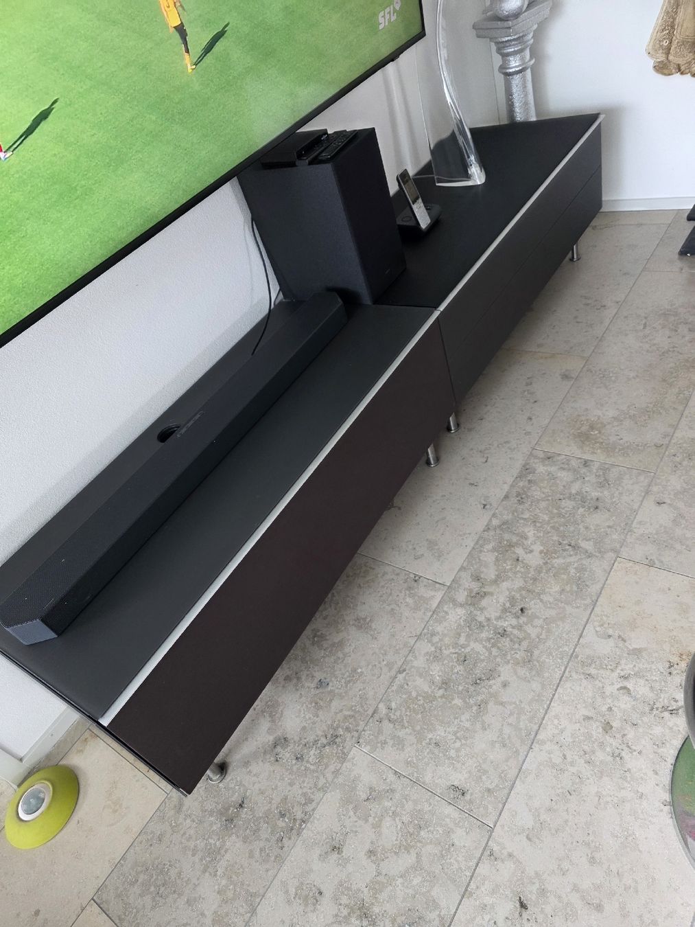 Spectral Mobili TV: Spectral Tv Möbel/Sideboard, schwarz-braun – Usato da Sursee venduto da michaelkelly 6