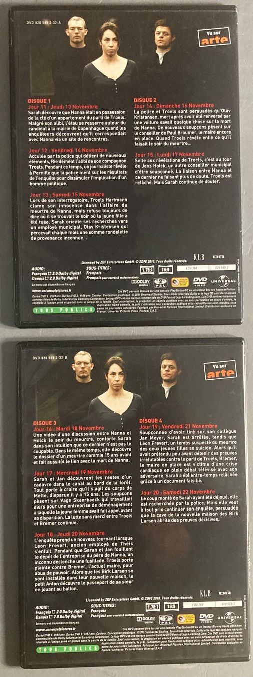 Alle DVDs: KILLING SAISON 1 - VOLUME 2 – Gebraucht aus Poliez-Pittet von Newtown-Records 3