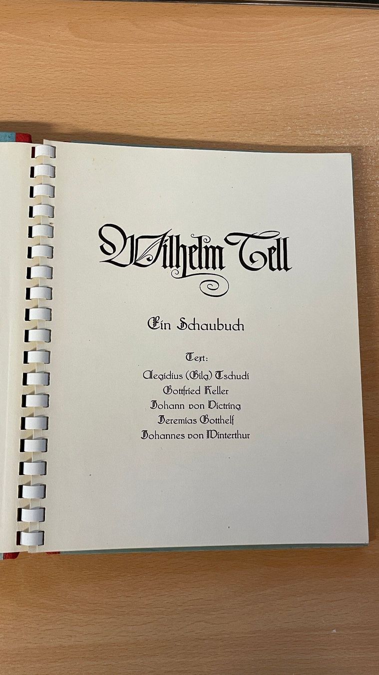 Libri: Wilhelm Tell - Ein Schaubuch – Usato da Glattfelden venduto da cybermaxx 1