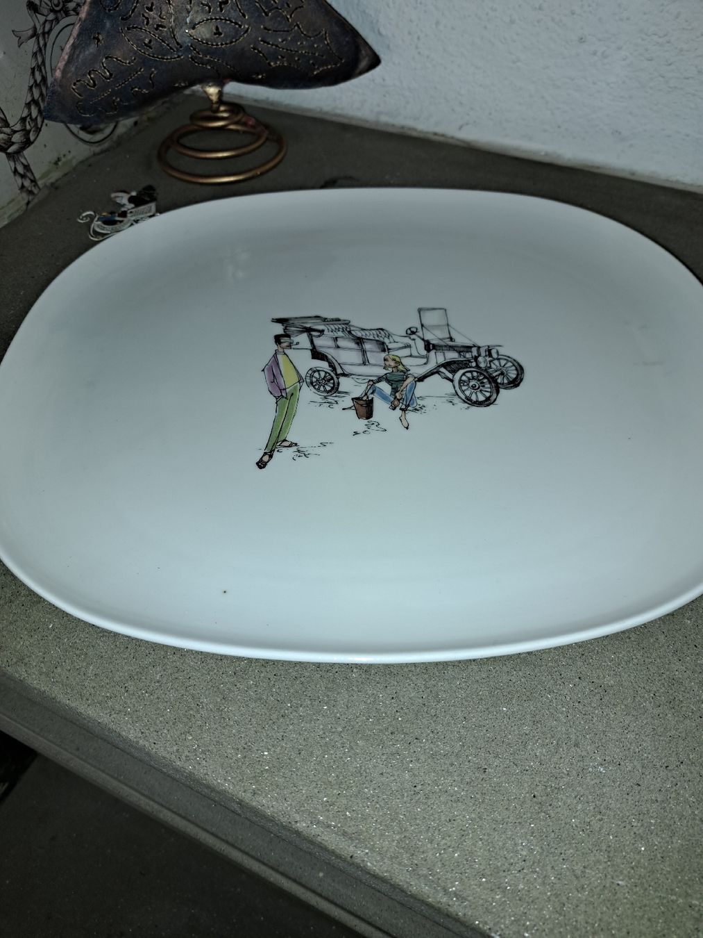Plateaux: Vintage Servierplatte 1959 Suisse Langenthal  – D'occasion à Kölliken par Upcycling-by-Mc-TAM
