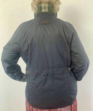 Original "Barbour" Wax-Jacke blau - Gr.  46