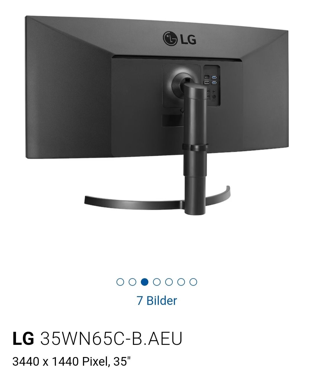 LG Monitore: Monitor 35" – Gebraucht aus Glattbrugg von  1