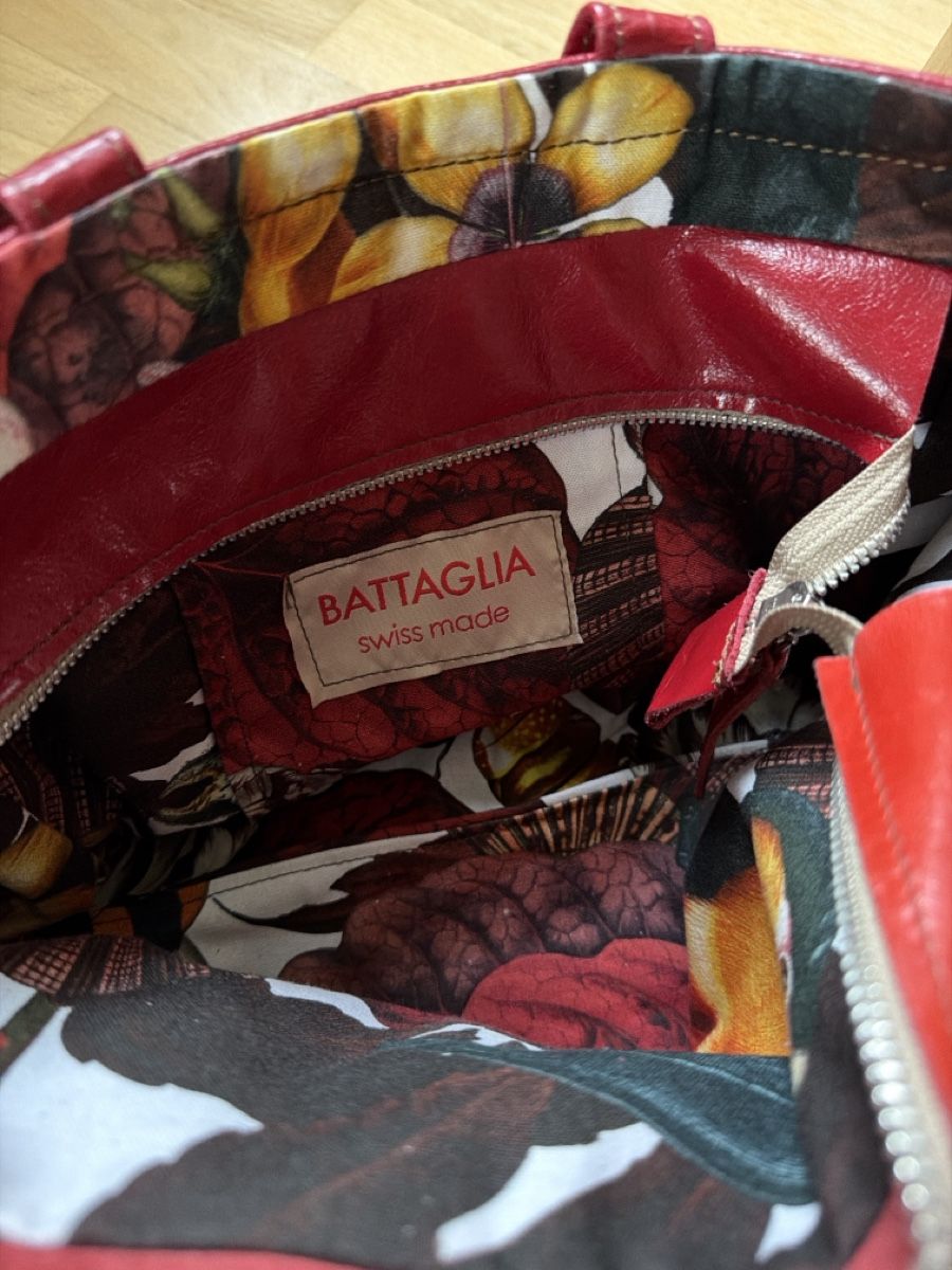 Borse da donna: Ledertasche rot Unikat  – Nuovo (secondo la descrizione) da Birsfelden venduto da Haex 3