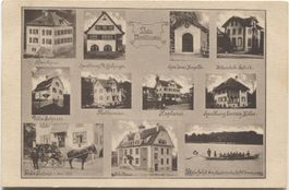 MONTLINGEN SG 1922 mit Postkutsche