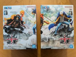 Senkouzekkei Law & Blackbeard Set One Piece Figur Neu & OVP