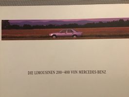 Mercedes-Benz E 200-E 400 Verkaufsprospekt 60 S. Okt. 1992