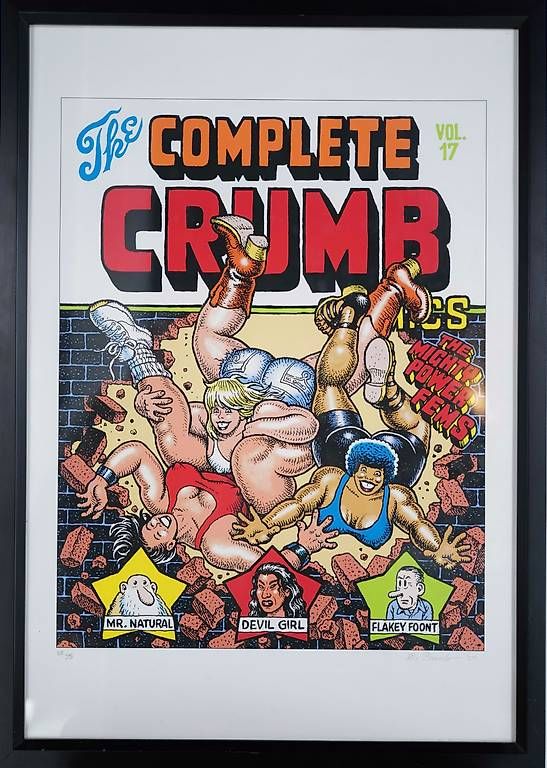 Grafiken & Lithographien: Originale Lithographie von R. Crumb, Limitierte Edition. – Gebraucht aus Beromünster von VSNC