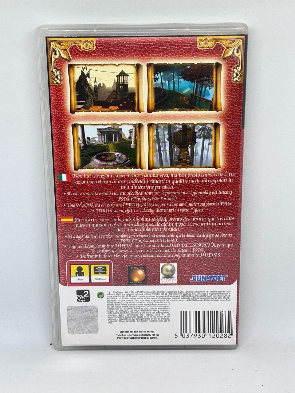Sony Jeux: Myst per PlayStation Portable – D'occasion à Giubiasco par LorisVale 1