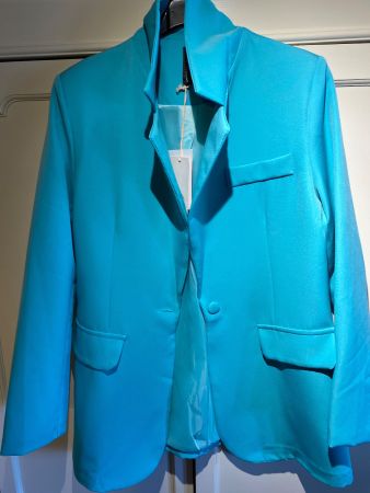 %BLAZER TÜRKIS-LEICHTER SOMMERBLAZER%