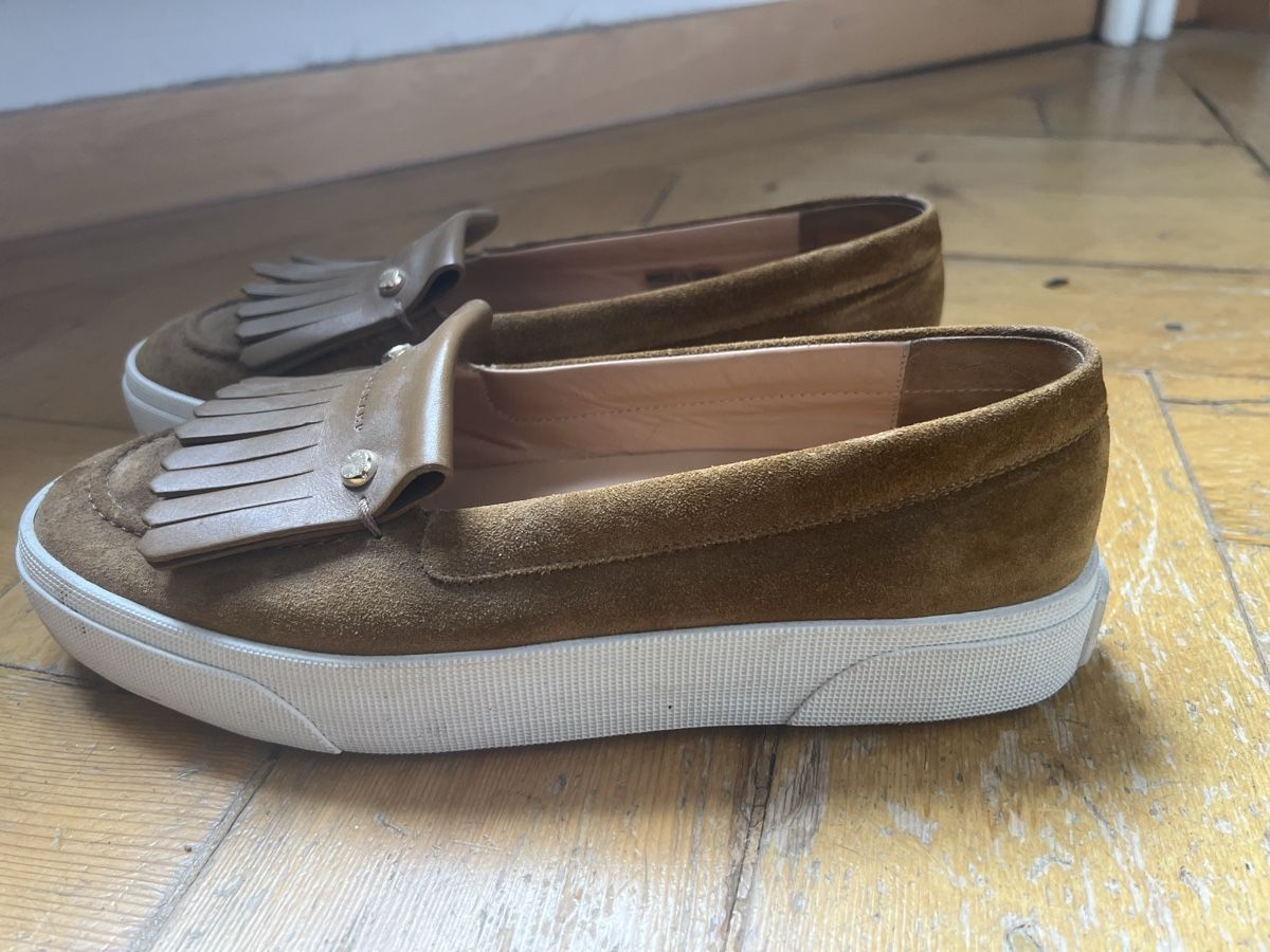 Longchamp Scarpe da donna: Longchamp Wildleder Loafers Gr. 41 – Usato da Zürich venduto da jeroendy 1