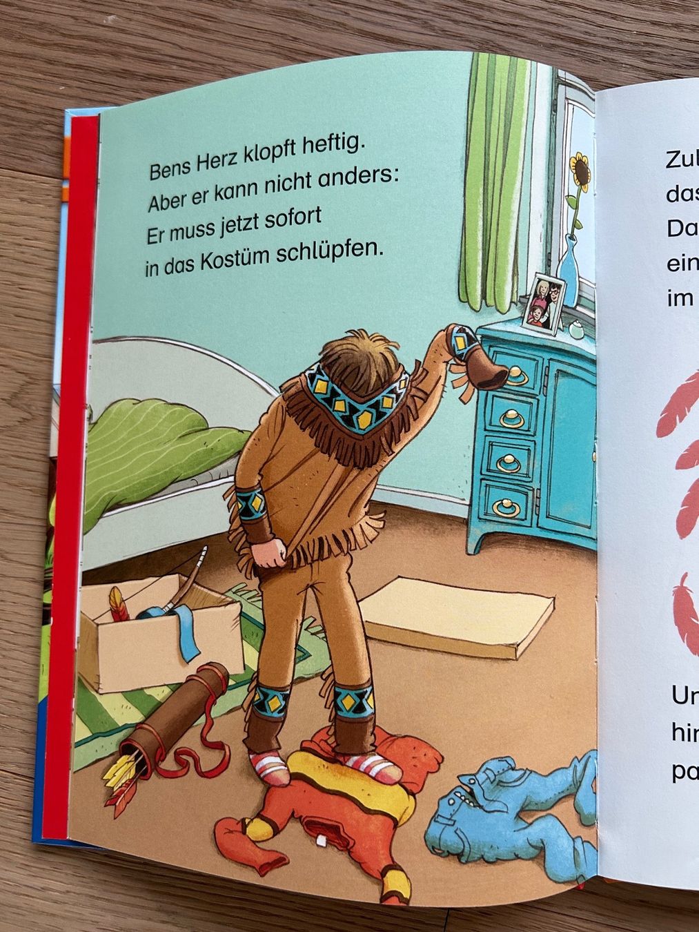 Libri: Leserabe - Ben bei den Indianern – Usato da Zürich venduto da Aez.01 3