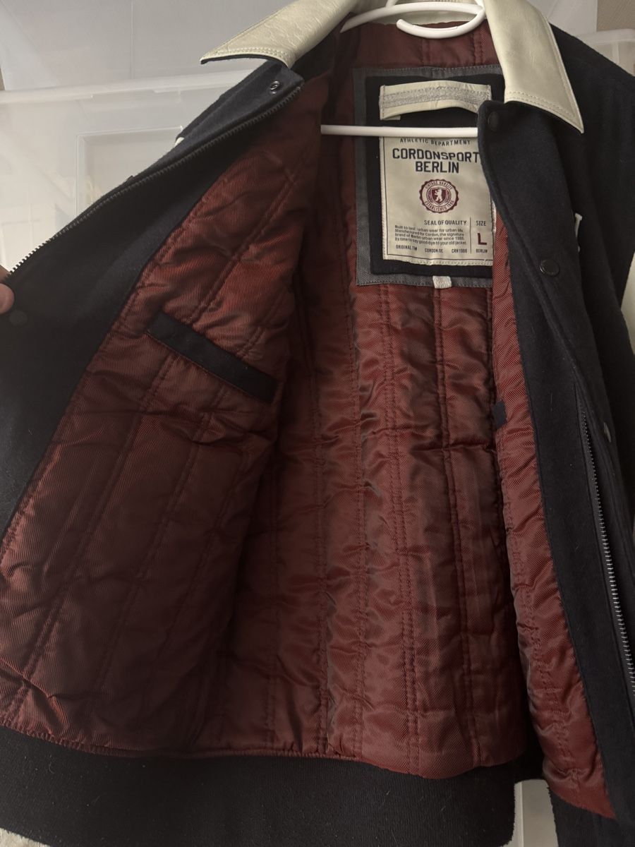 Jacken: Cordon Athletic Bomberjacke schwarz/beige Grösse M – Neu (gemäss Beschreibung) aus Zürich von Ladd 2