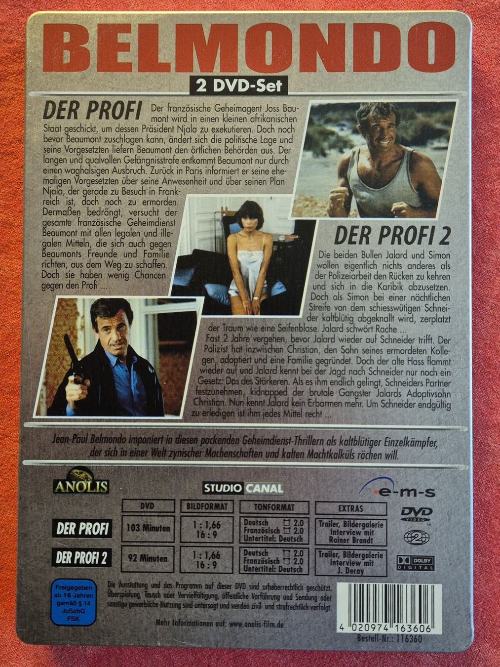Tutti i DVDs: Belmondo Double Action / Steelbook – Usato da Chur venduto da dluli 1
