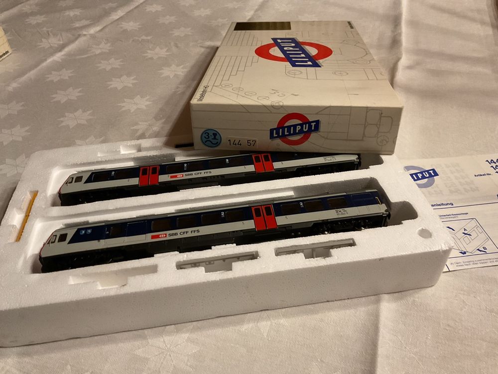 Liliput 14457 AC Triebwagen RBDe 4/4+ Steuerwagen Bt SBB CFF Kaufen