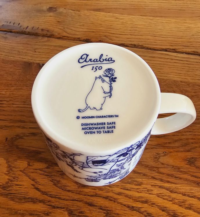 Arabia Moomin Mug ~ BLUE ~ 1990