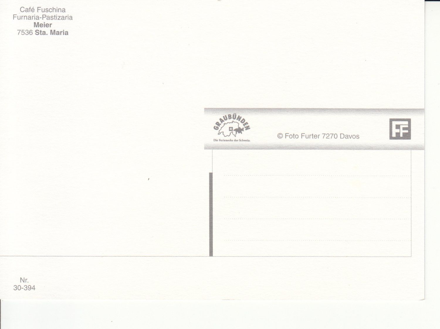 Cartoline postali: Sta. Maria ca. 1980 – Usato da Bürglen TG venduto da StampGraf 1