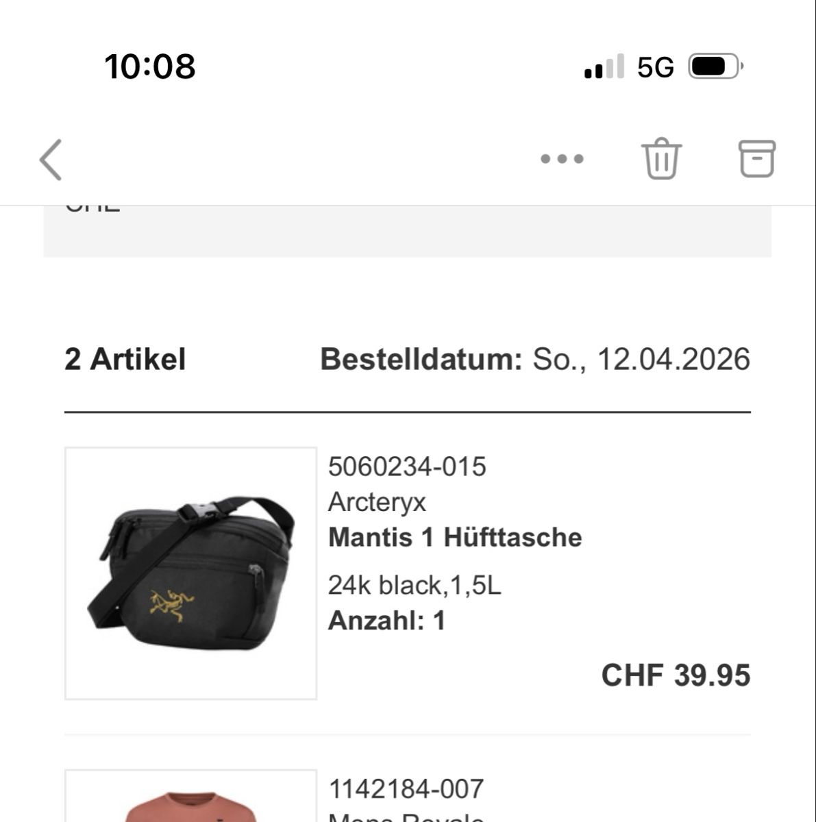 Arcteryx Borse: Arc’teryx mantis hüfttasche 1.5l – Nuovo (secondo la descrizione) da Giubiasco venduto da Darkemperor
