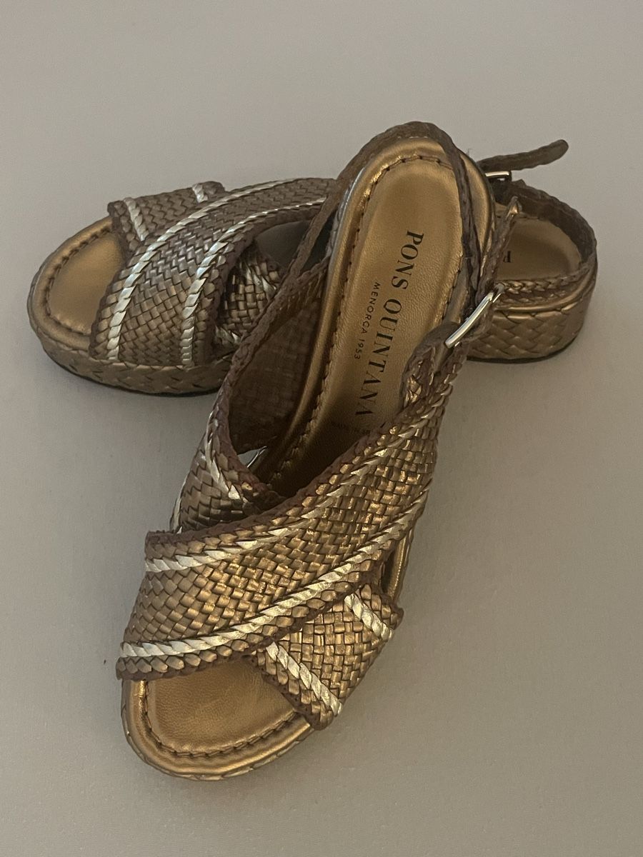 Pons Quintana Scarpe da donna: PONS QUINTANA Sandalen gold - Gr. 39 – Nuovo (secondo la descrizione) da Hünenberg See venduto da DND5