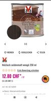 Lack Vernis Holzfarbe Wengé MATT