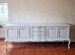 Shabby Chic Kommode Sideboard Anrichte Landhaus Stil weiss