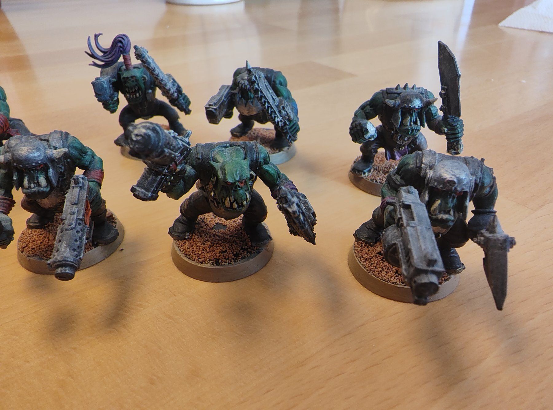 Kit di modellismo & Modellini statici: WARHAMMER 40K - OLD ORKS BOYS FULLY PAINTED 3RD EDITION – Usato da Matran venduto da Rafiki91 2