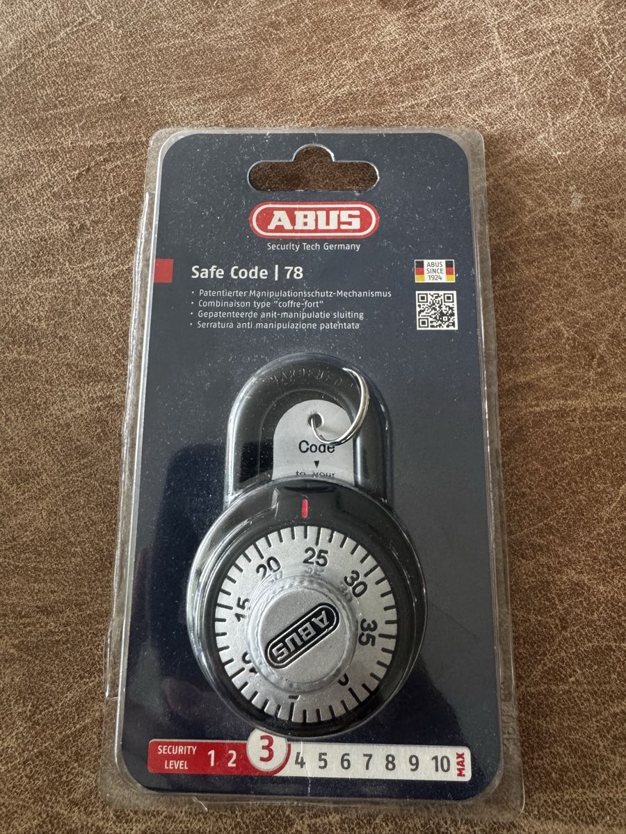 Abus Lucchetti: ABUS Safe Code 78 Zahlenschloss neuwertig – Nuovo e nell'imballaggio originale da Uetikon am See venduto da nikijaeggi94