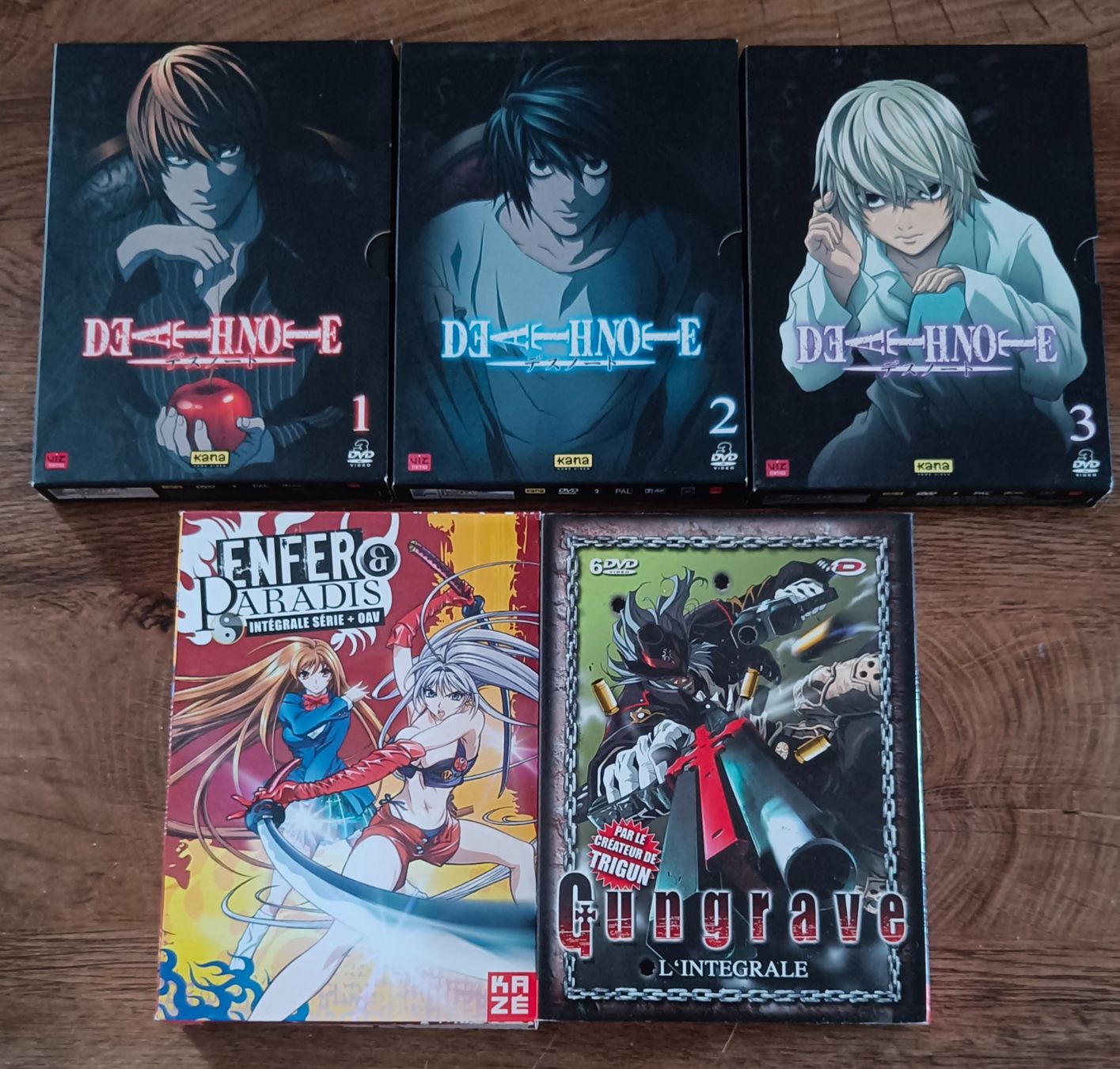 Tutti i DVDs: Pack Anime - 3 Séries Intégrales - DONT "DEATH NOTE" de KANA – Usato da Fribourg venduto da gzi_7tpn