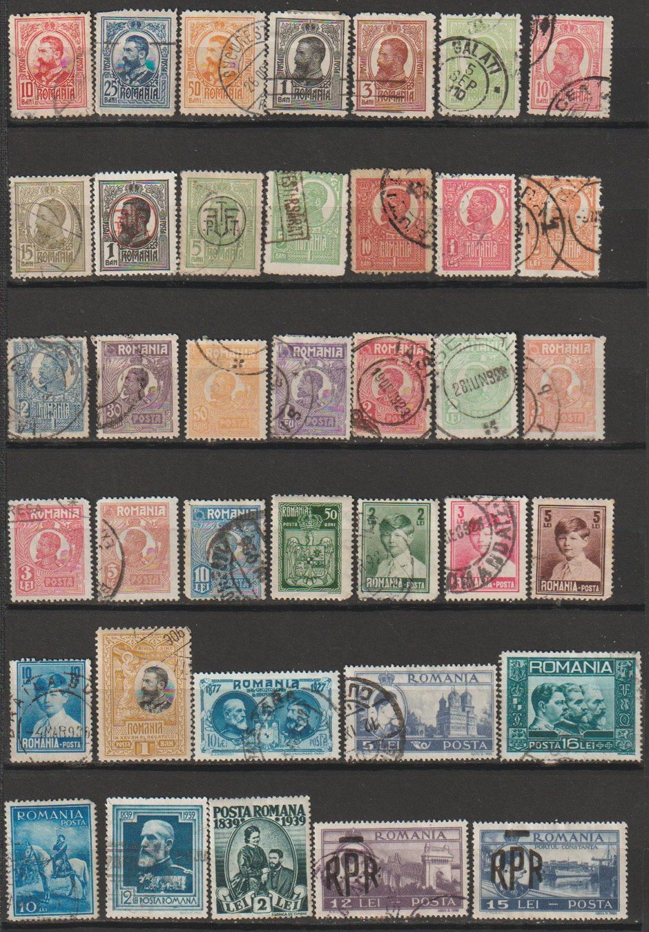 Alle Briefmarken: Roumanie, divers modèles, occasion – Gebraucht aus Crans-Montana von kira56