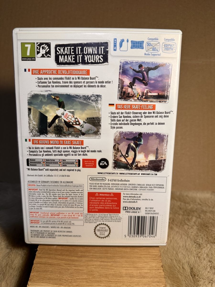 Nintendo Jeux: Wii Skate Spiel  – D'occasion à Hägendorf par tyl_kzs2 1
