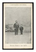 BARONE POUCE ET SON FILS - Vers 1920 "Cartolina Ricordo"
