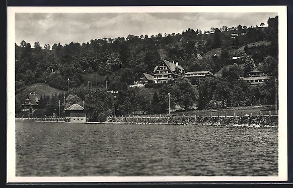 Cartoline postali: Oberägeri, Kuranstalt Ländli am Ägeri – Usato da Berlin venduto da bartko-reher