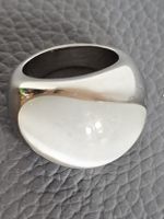 Calvin Klein Ring Gr. 52 / W7 – Edelstahl – weisser Stein