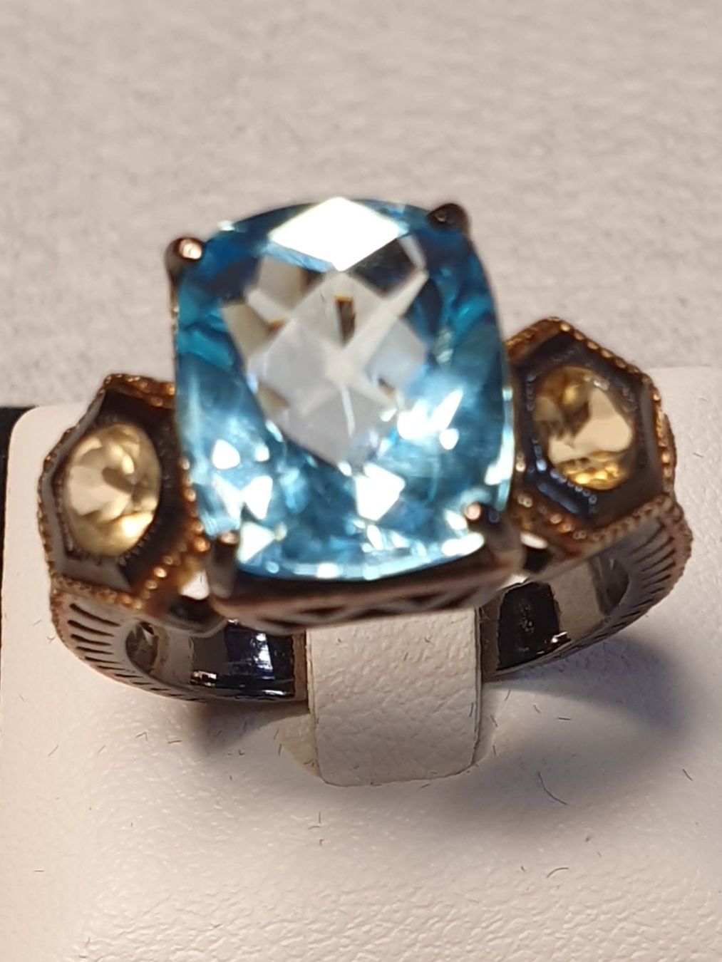 Anelli: Edelstein Fingerring – Nuovo (secondo la descrizione) da Zürich venduto da adriben 1