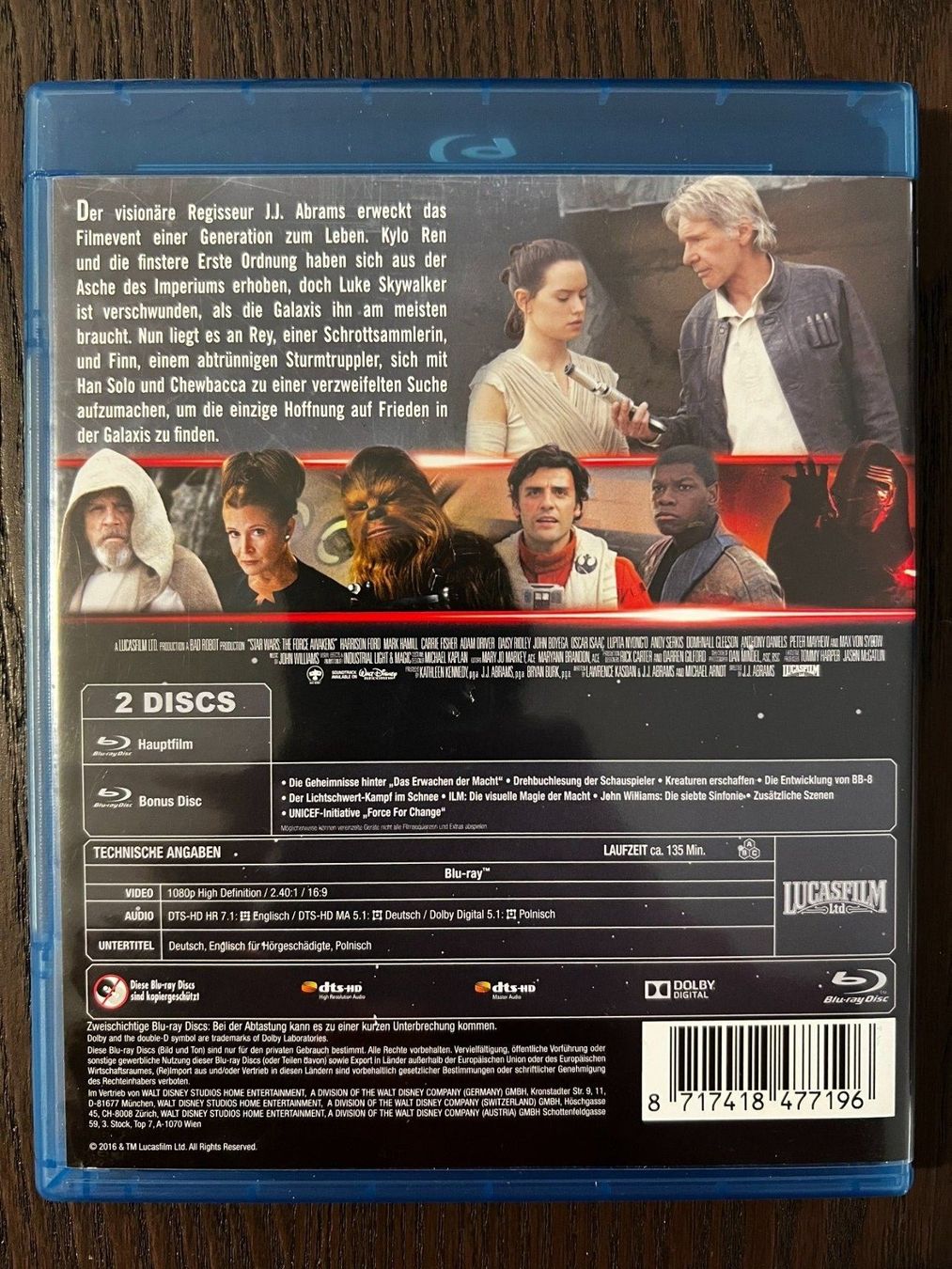 Tutti i DVDs: Star Wars - Das erwachen der Macht – Usato da Zürich venduto da Blu-ray_ZH 1