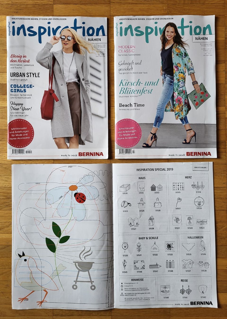 Revues & Magazines: Inspiration Modezeitschrift NÄHEN, 2019 – D'occasion à Winterthur par Baer49