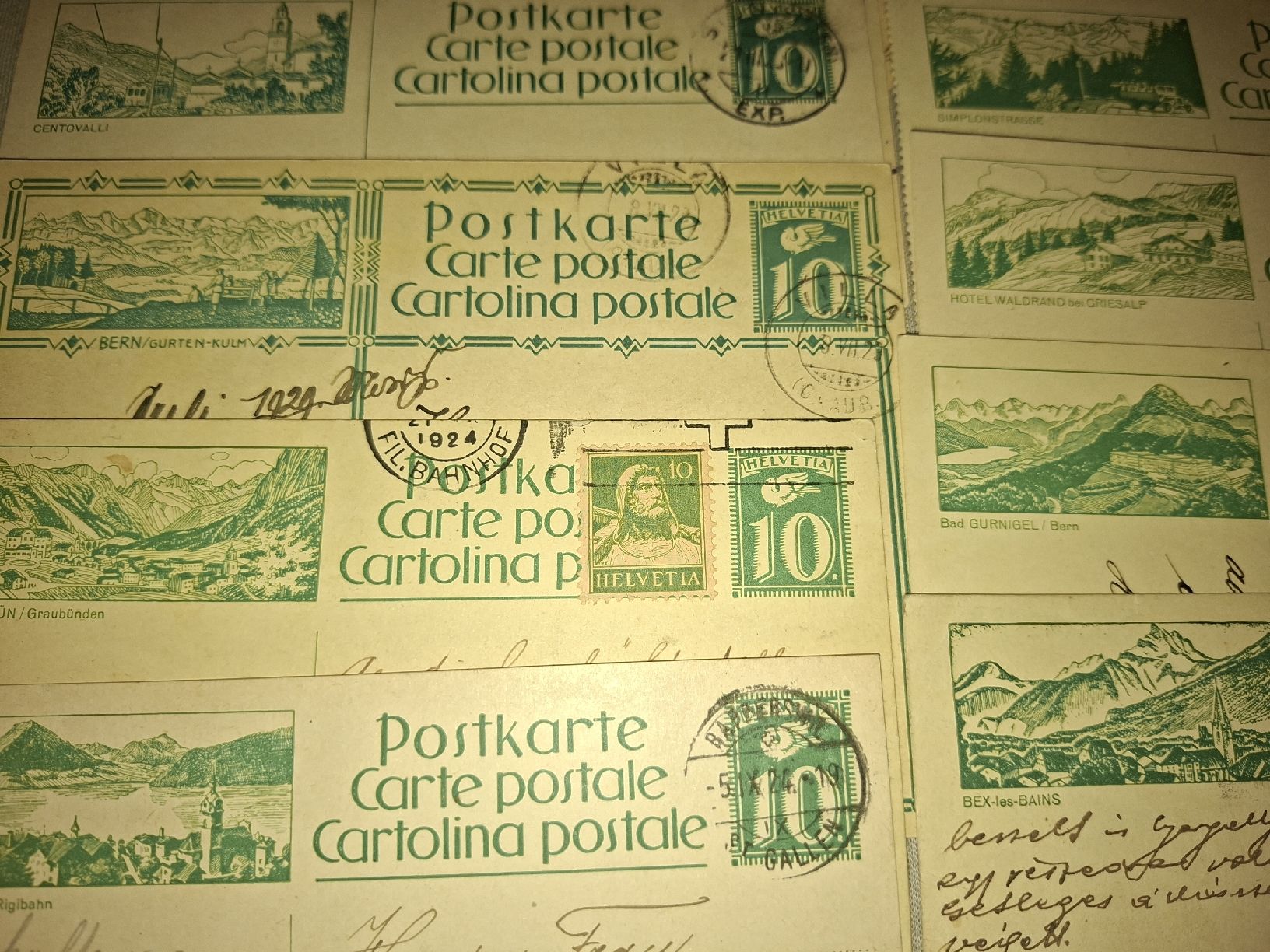Alle Briefmarken: Bildpostkarten Lot 2 22Stk. – Gebraucht aus Balgach von SIMEON27 4