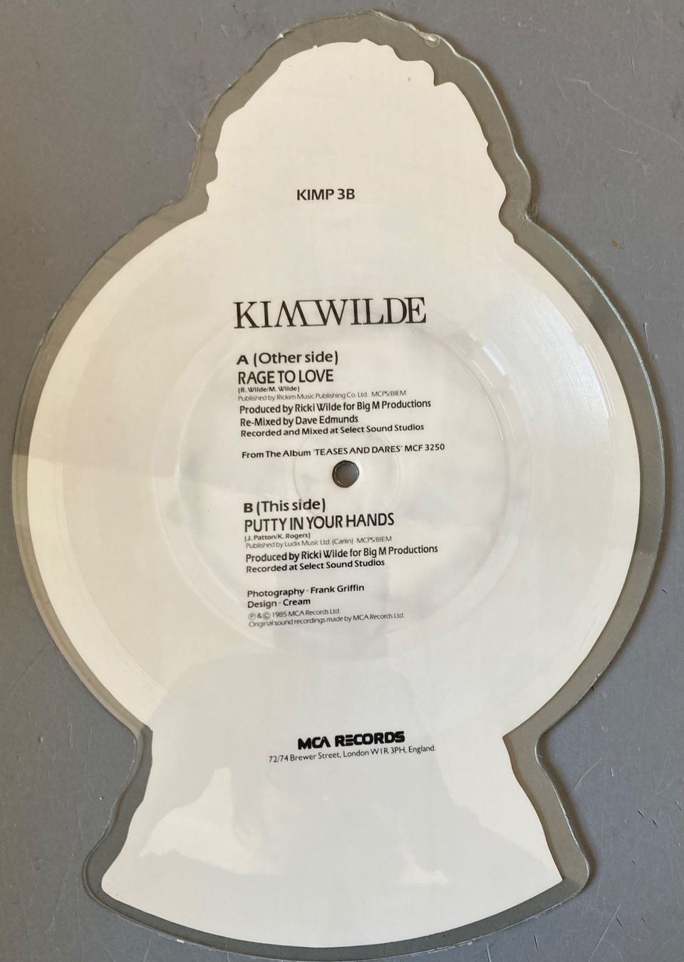 Dischi in vinile: KIM WILDE - RAGE TO LOVE – Usato da Poliez-Pittet venduto da Newtown-Records 1